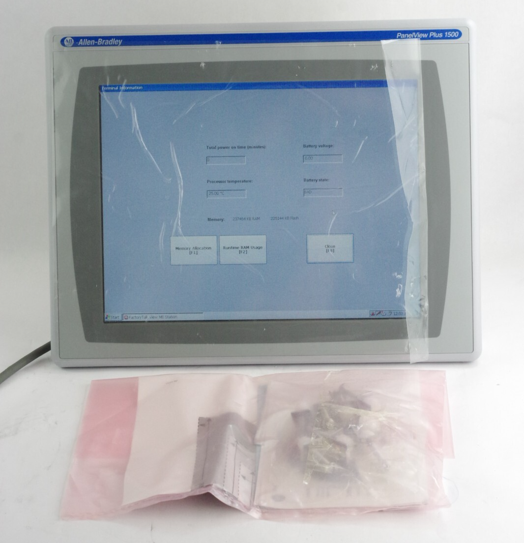 Allen Bradley 2711P-T15C4A7 /A PanelView Plus 15" Terminal 2711p-RP7A G + RDT15C