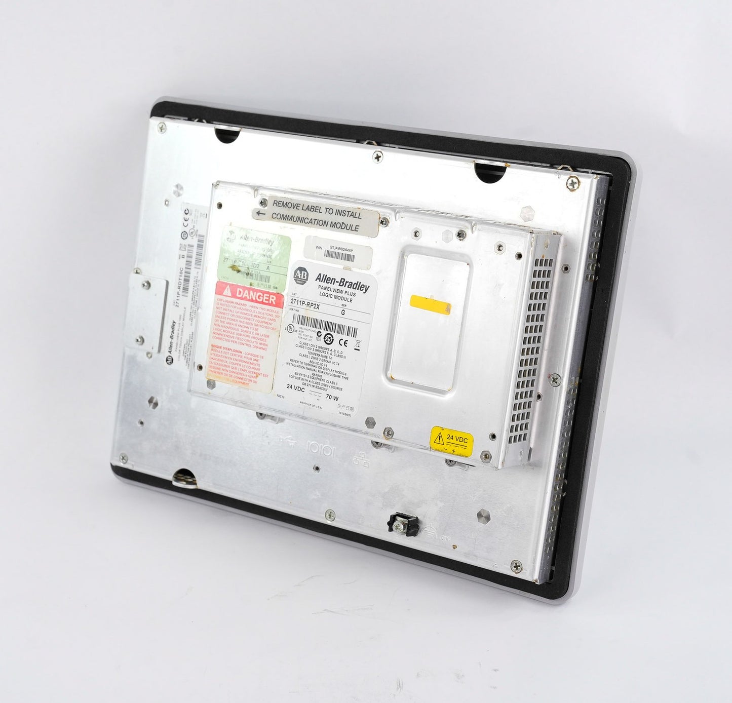 Allen Bradley 2711P-T10C4D2 /A PanelView Plus 1000 HMI Display + RP2X /G Logic