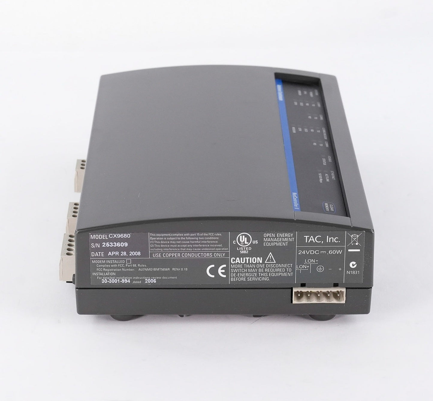 Schneider Electric CX9680 Andover Continuum NetController II Module