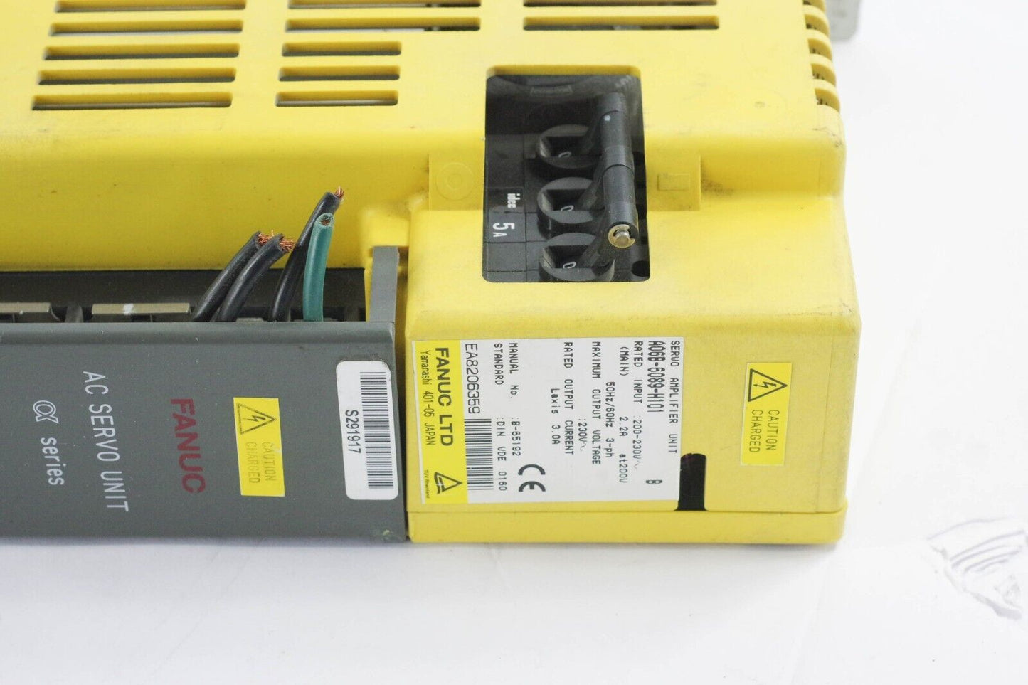 FANUC A06B-6089-H101 /B SERVO AMPLIFIER UNIT / A06B6089H101 Series B