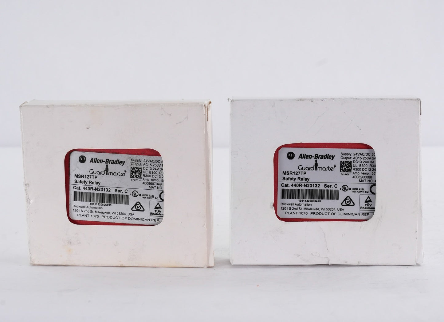 Allen Bradley 440R-N23132 /C Guardmaster MSR127TP Safety Relay