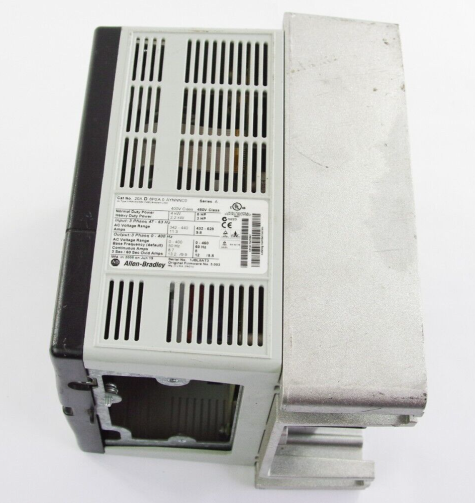 Allen Bradley 20A D 8P0A 0 AYNNNC0 / 20AD8P0A0AYNNNC0 Drive -For Parts or Repair