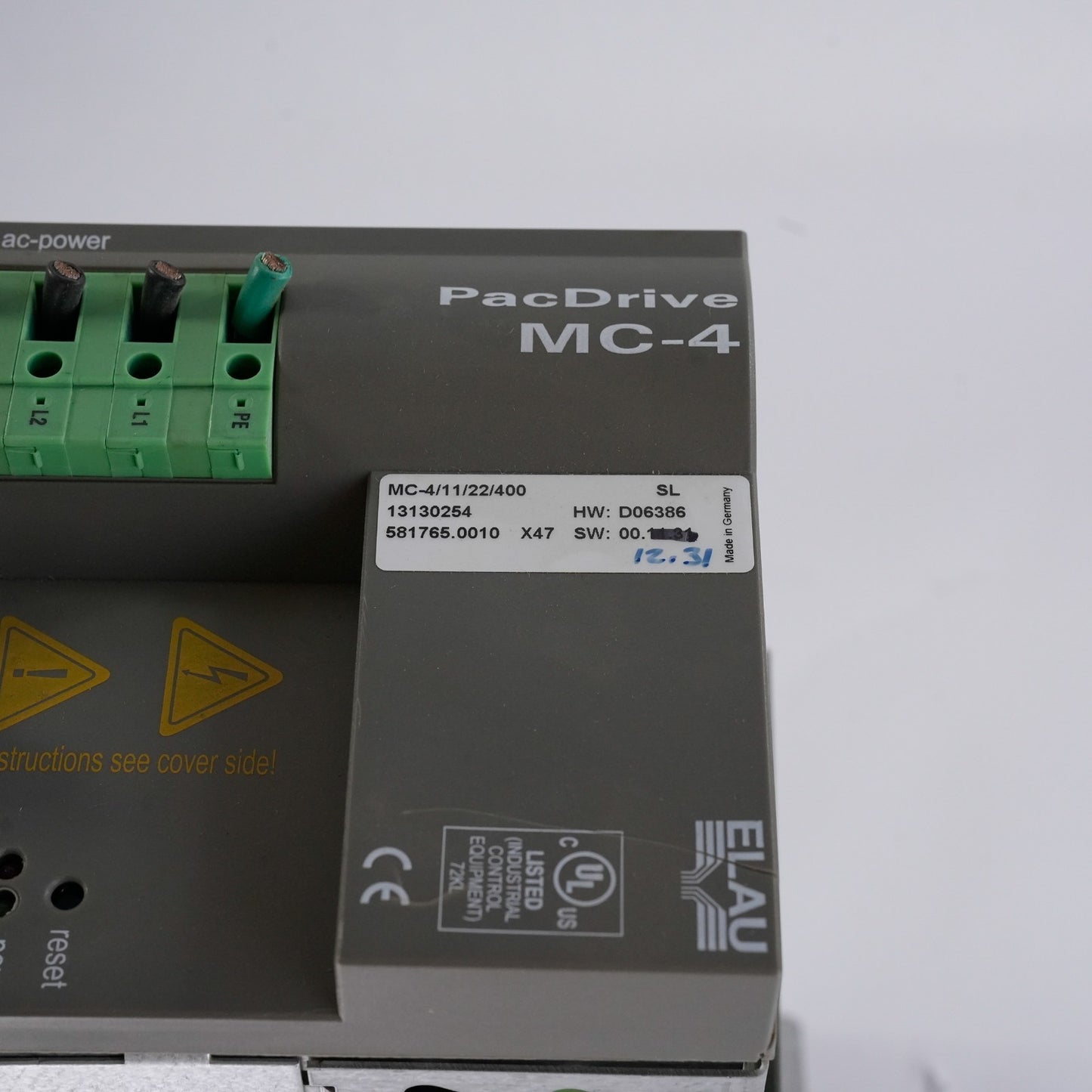 Schneider Electric MC-4/11/22/400 Elau PacDrive MC-4 Servo Drive MC41122400