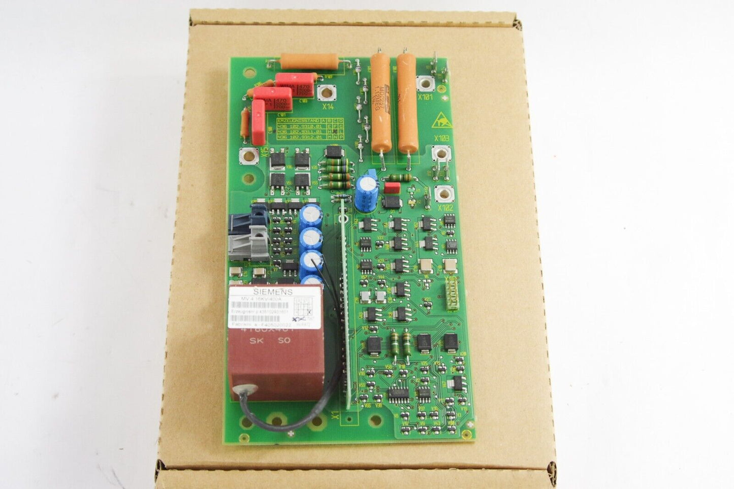 Siemens 436 102.0311.01 Simovert MV IGBT Inverter Board 436102931601 102 0310 01