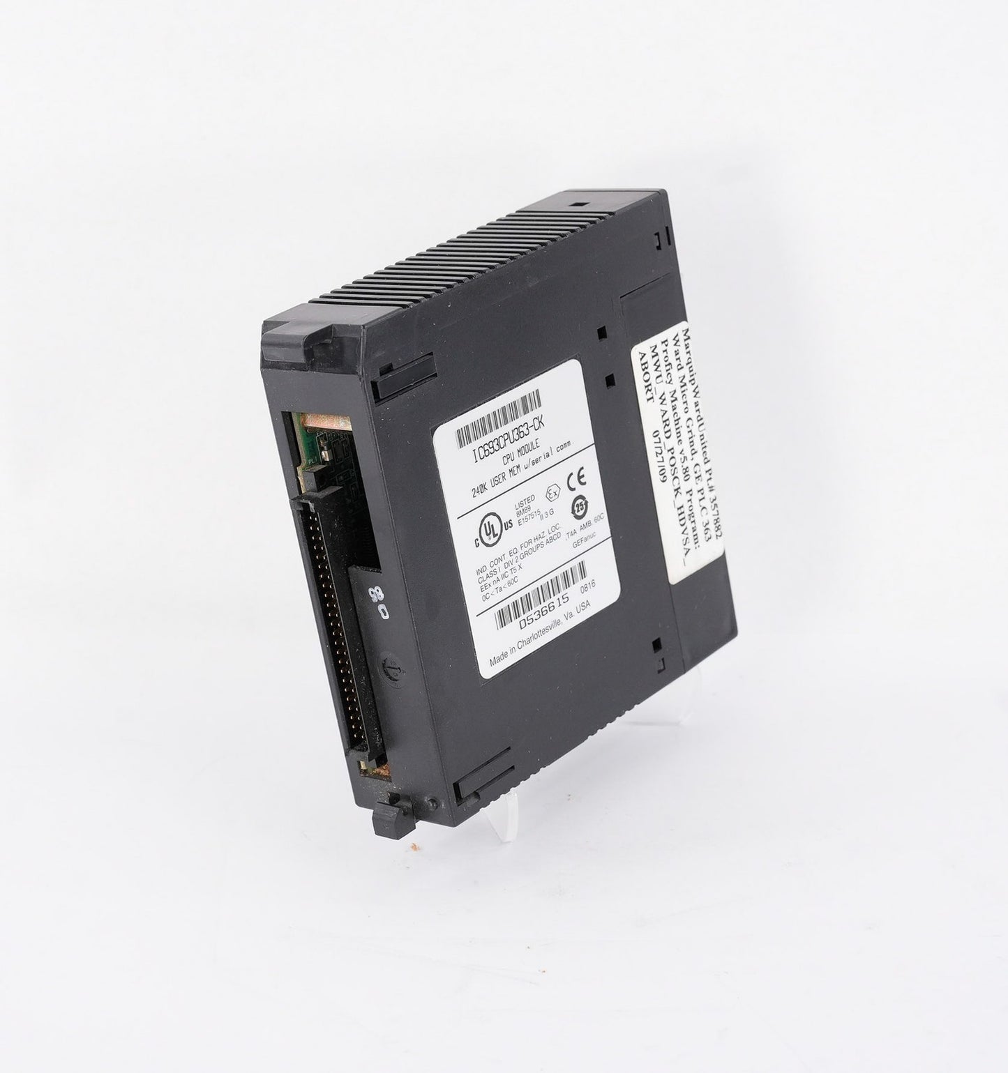 GE FANUC IC693CPU363-CK CPU Module 240K User Mem w/ Serial Comm. IC693CPU363CK