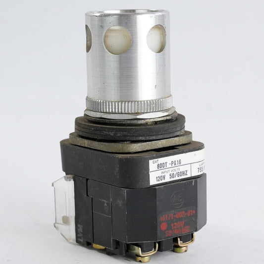 Allen Bradley 800T-PA16 /T Push Button White 120VAC 50/60Hz 800TPA16