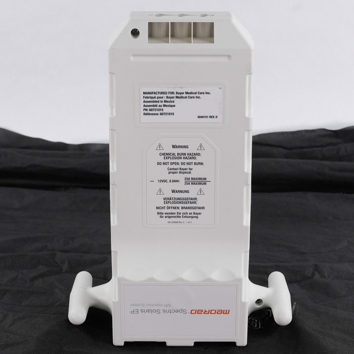 Medrad Spectris Solaris EP MR Injection System Battery 60721015 Bayer Medical UK