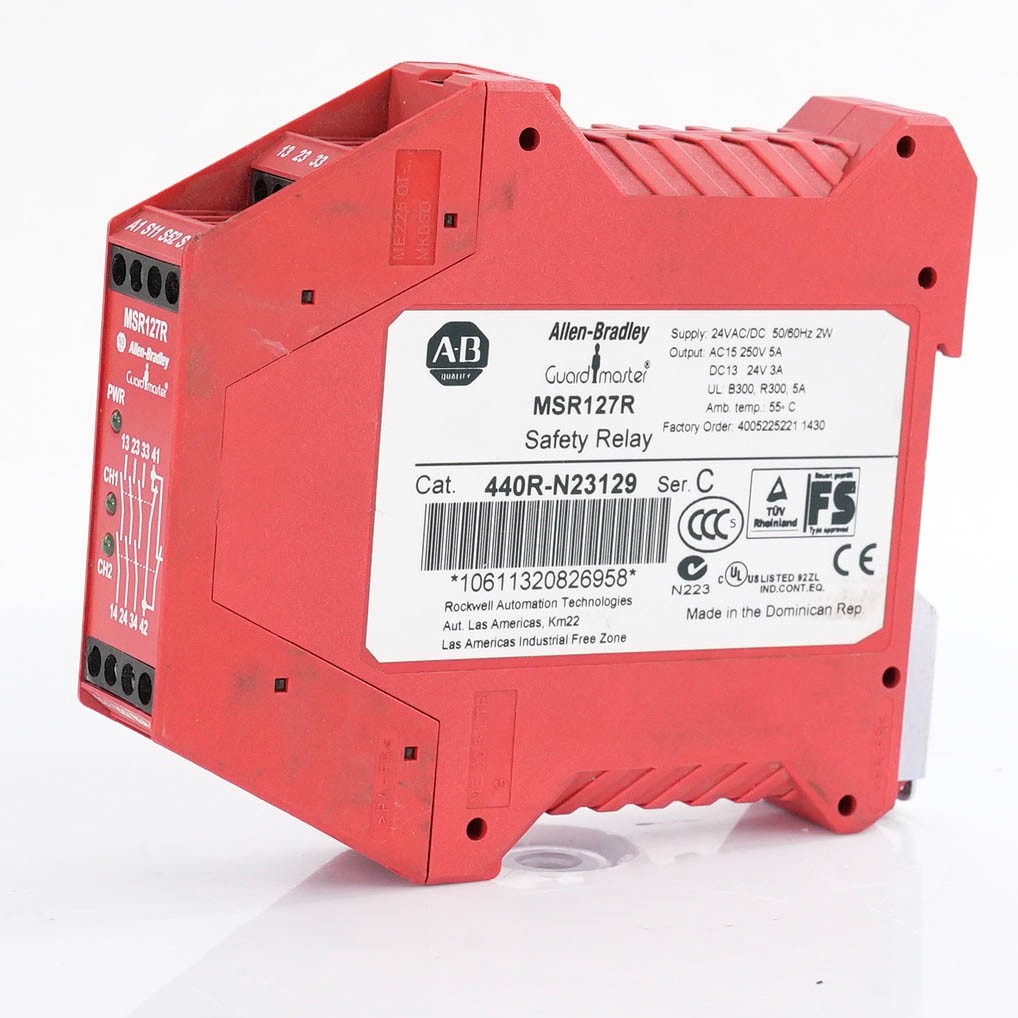 Allen Bradley 440R-N23129 Guardmaster GSR SI Safety Relay 24V DC 440RN23129