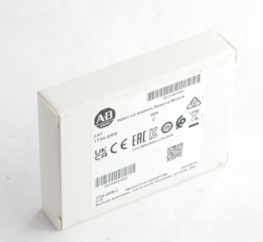 Allen Bradley 1734-ARM /C Point I/O Address Reserve Module - Sealed Surplus
