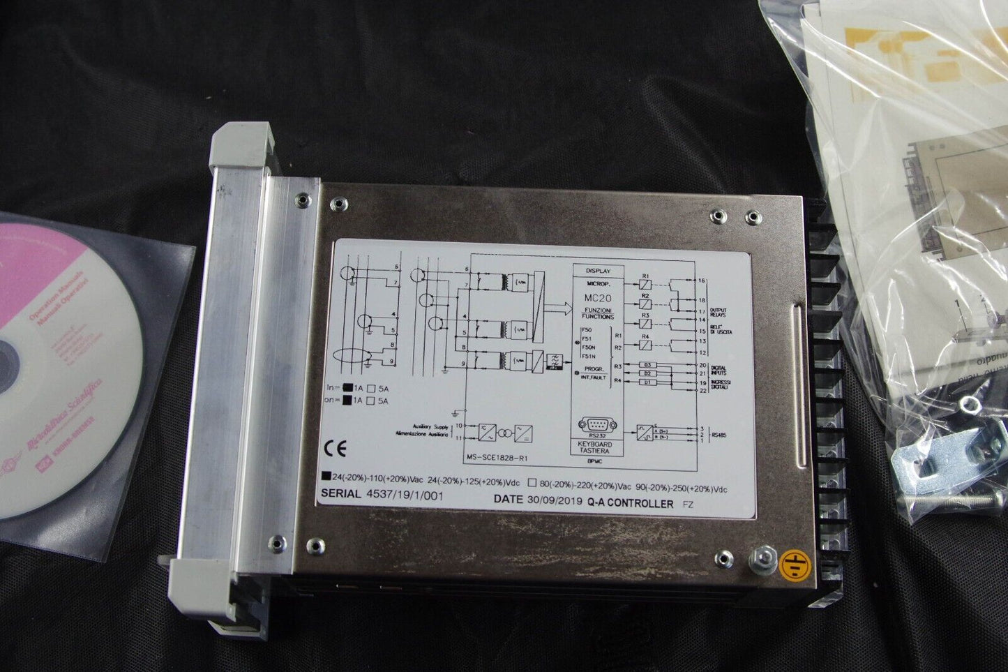 Microelettrica Scientifica MS MC20 Microprocessor Overcurrent Earth Fault Relay