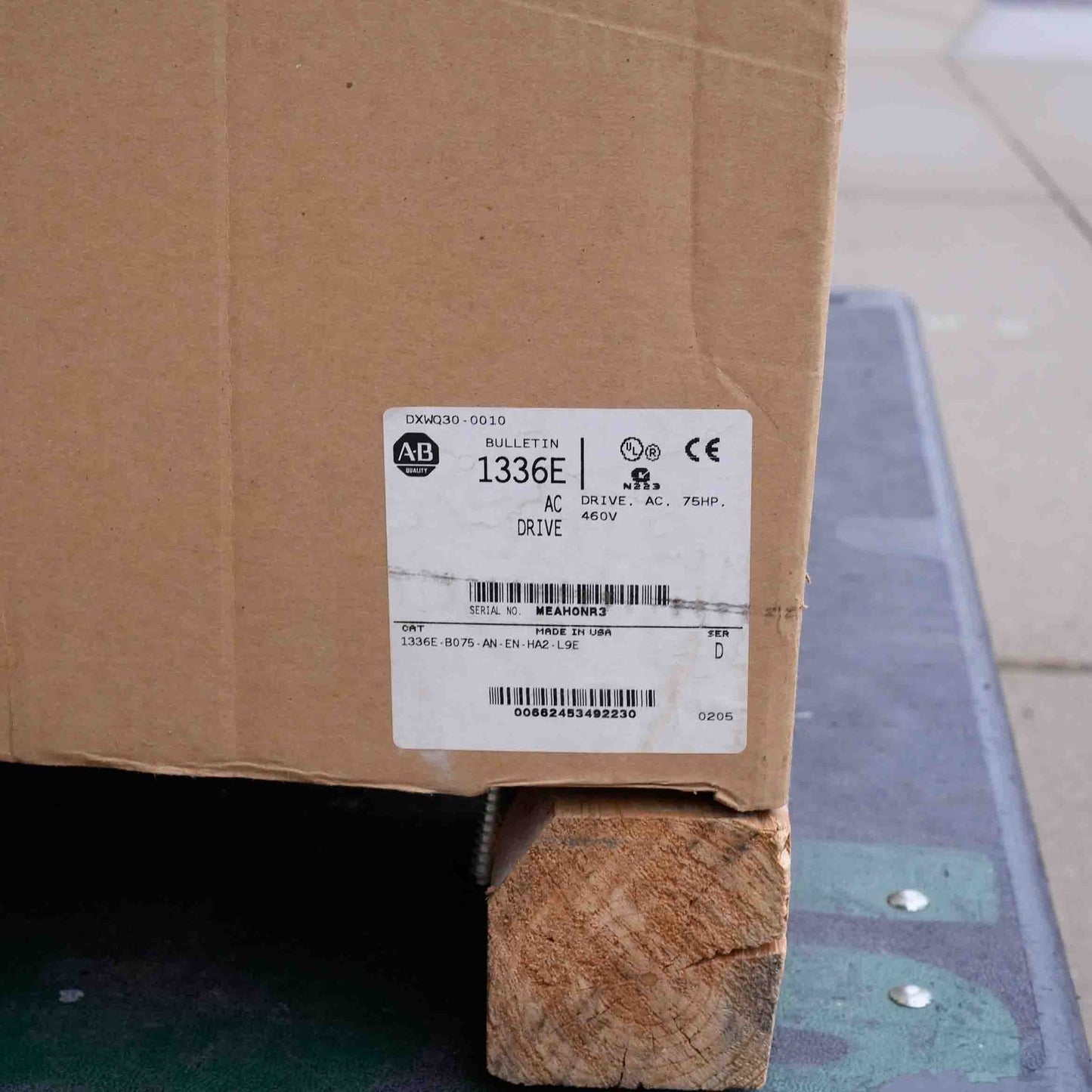 Allen Bradley 1336E-B075-AN-EN-HA2-L9E /D Bulletin 1336E AC Drive - Open Box