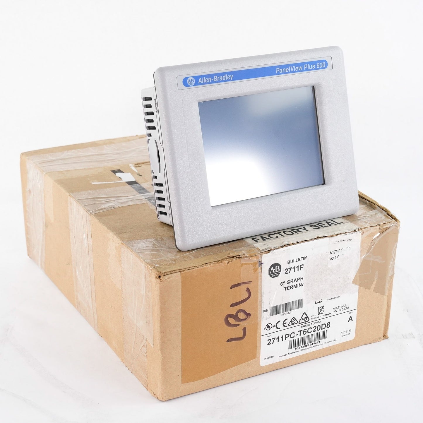 Allen Bradley 2711PC-T6C20D8 /A PanelView Plus Compact 600 Display - Refurbished
