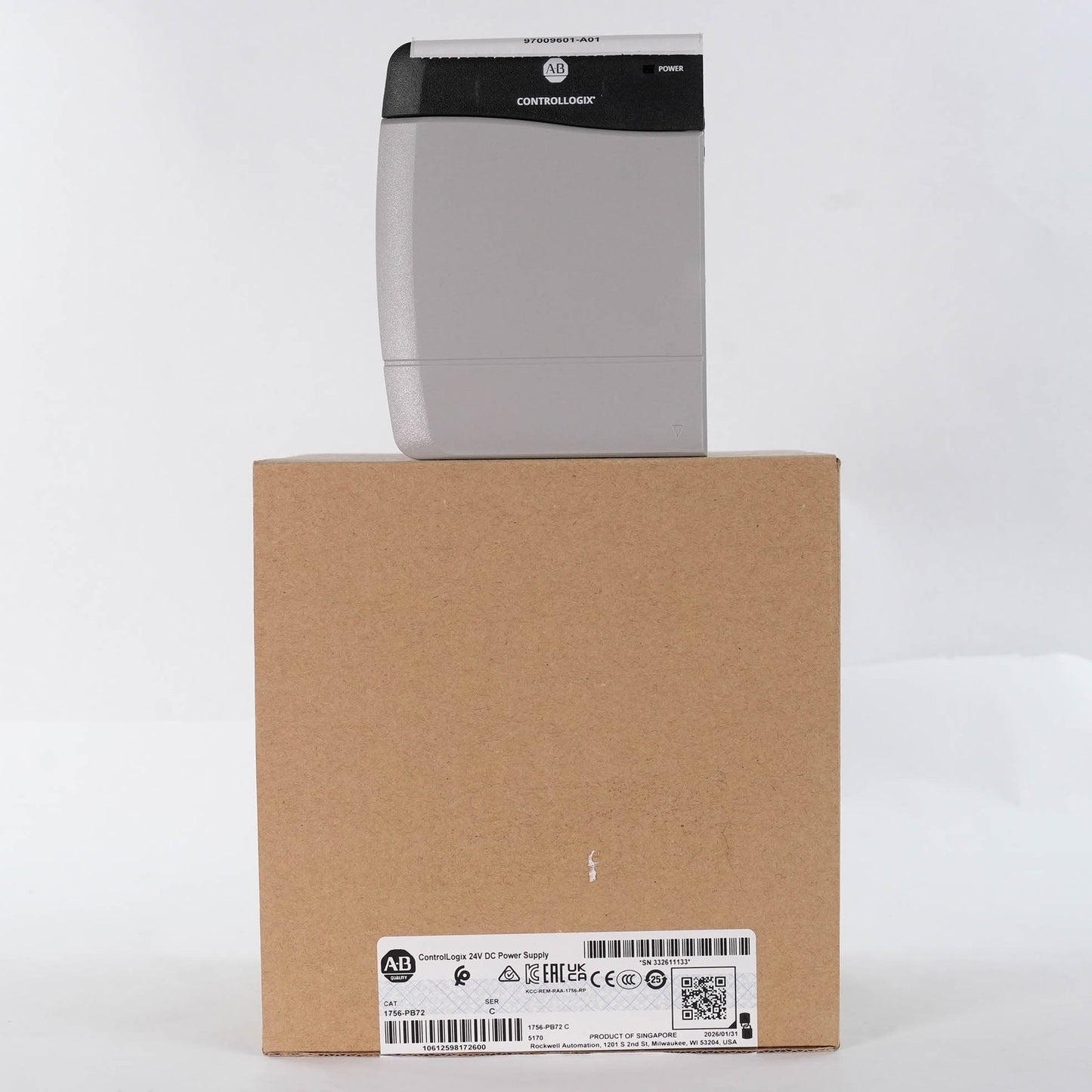Allen Bradley 1756-PB72 Ser C ControlLogix 24V DC Standard Power Supply 1756PB72