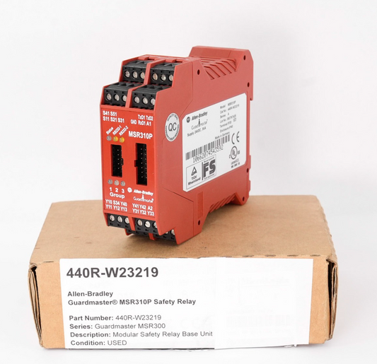 Allen Bradley 440R-W23219 /A Guardmaster Safety Relay MSR310P 440RW23219 Used