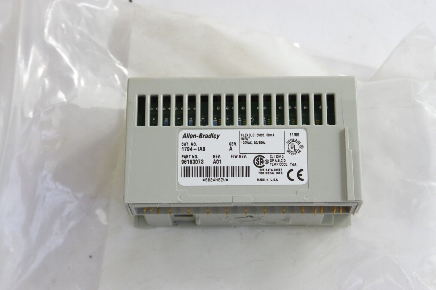 ALLEN BRADLEY 1794-IA8 FLEX I/O MODULE SER A