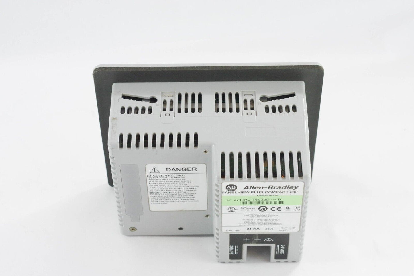 Allen Bradley 2711PC-T6C20D Panel View Plus Compact 600 Touch Ser D