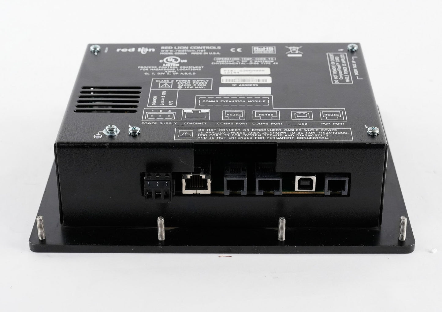 Red Lion Controls G306A000 G3 HMI Operator Interface Display Panel G306A