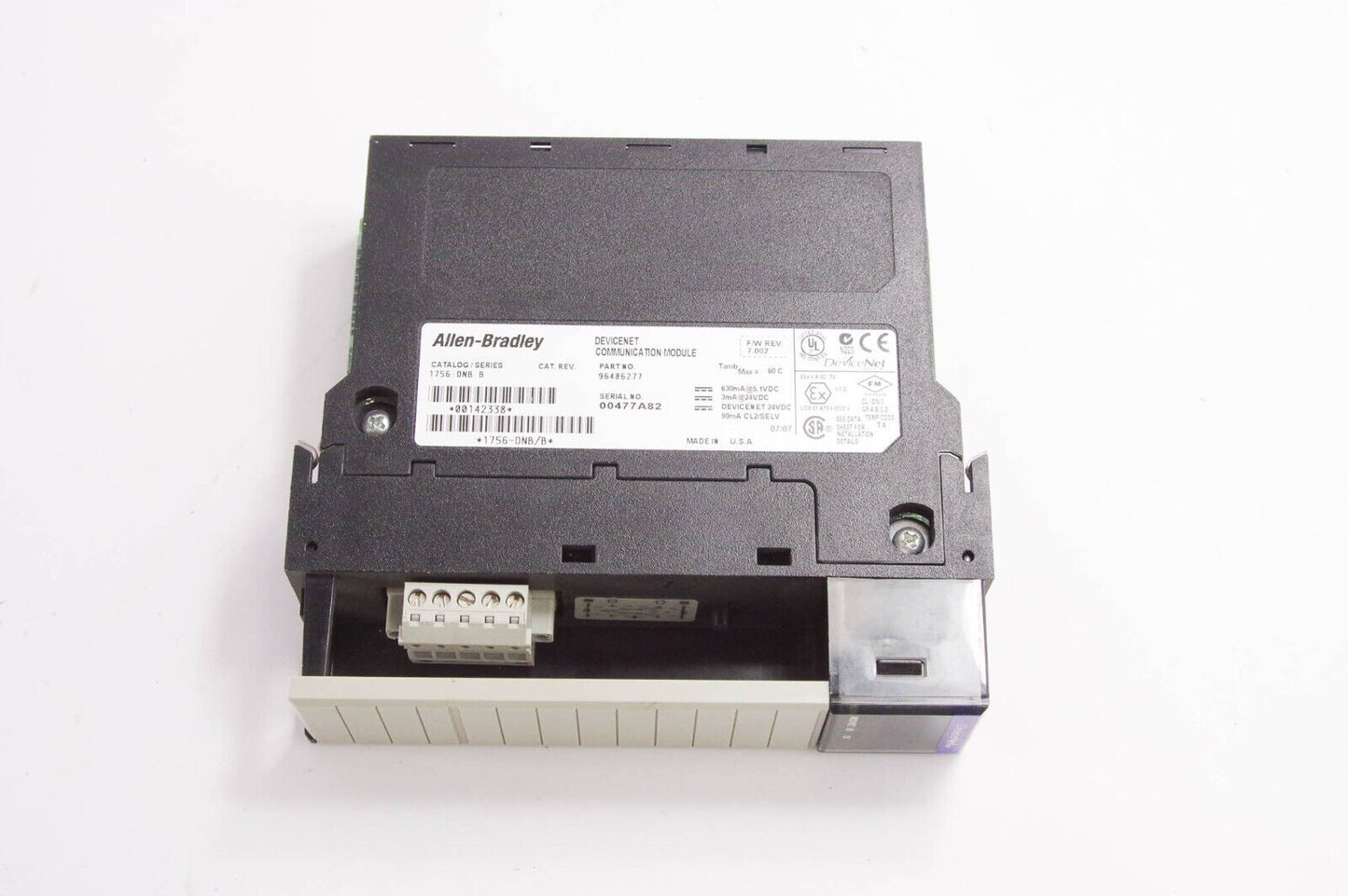 Allen Bradley 1756-DNB / 1756DNB Ser B DeviceNet Communication Module