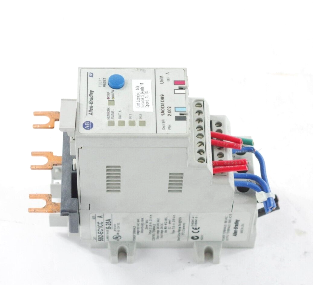 Allen Bradley 592-EC1CC Ser A Solid State Overload Relay 5-25A