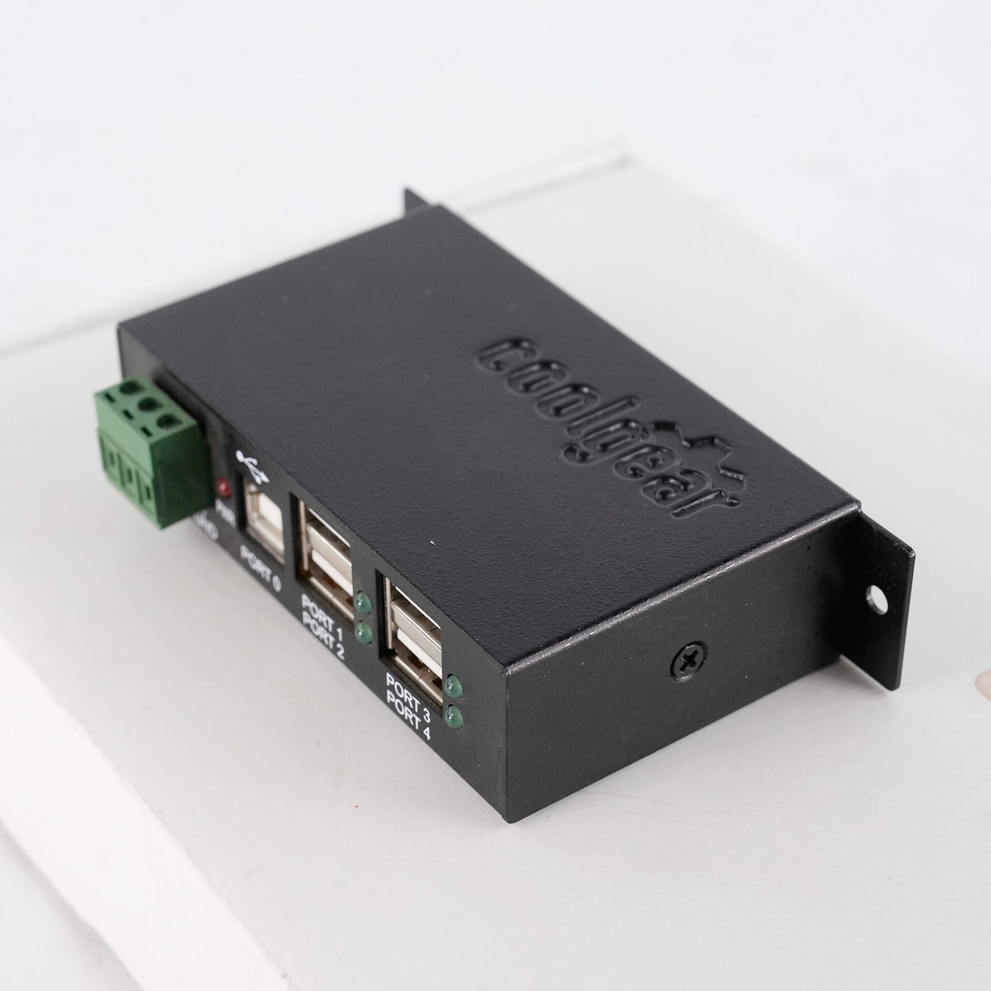 Coolgear USBG-4u2ml 4-Port USB 2.0 High Speed Industrial Metal Hub - Open Box