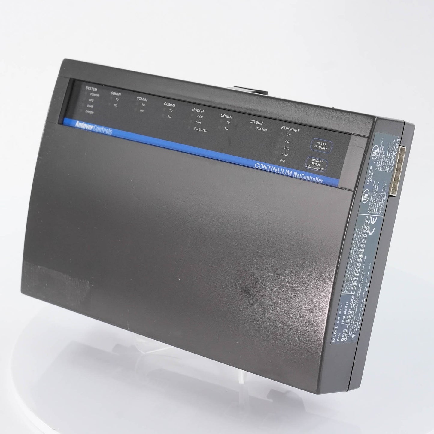 Andover Controls CPU-8M-FT Continuum Network Controller CPU8MFT 0 Node