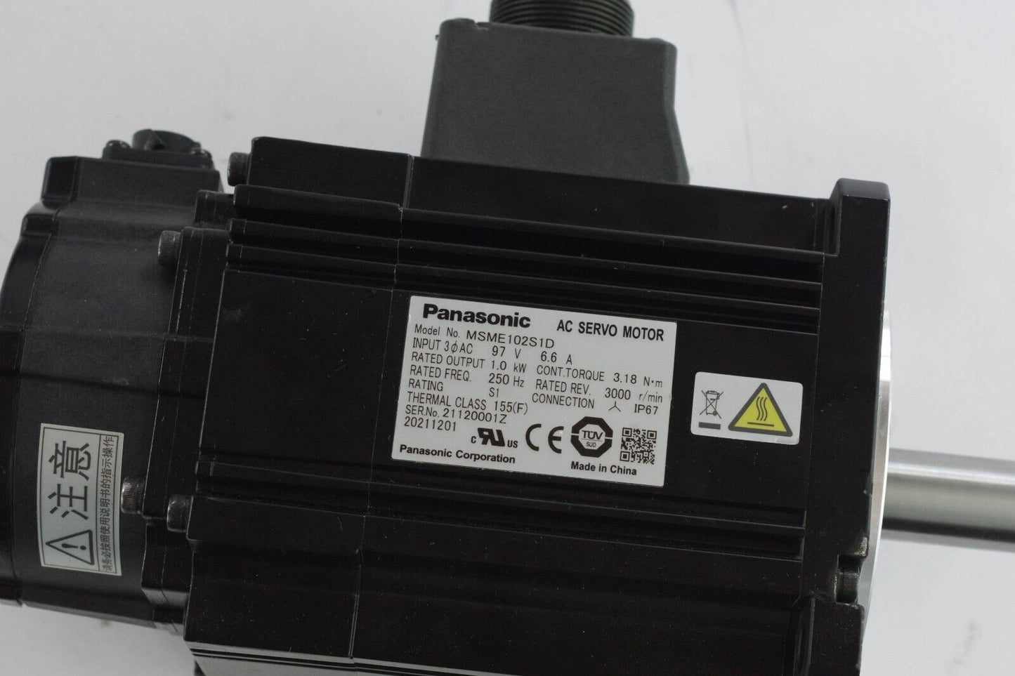 Panasonic MSME102S1D AC Servo Motor