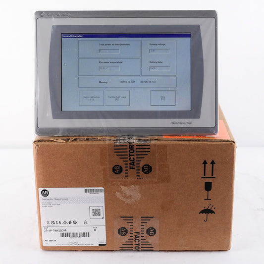 Allen Bradley 2711P-T9W22D9P /B PanelView Plus 7 Display Terminal -Open Box 2025