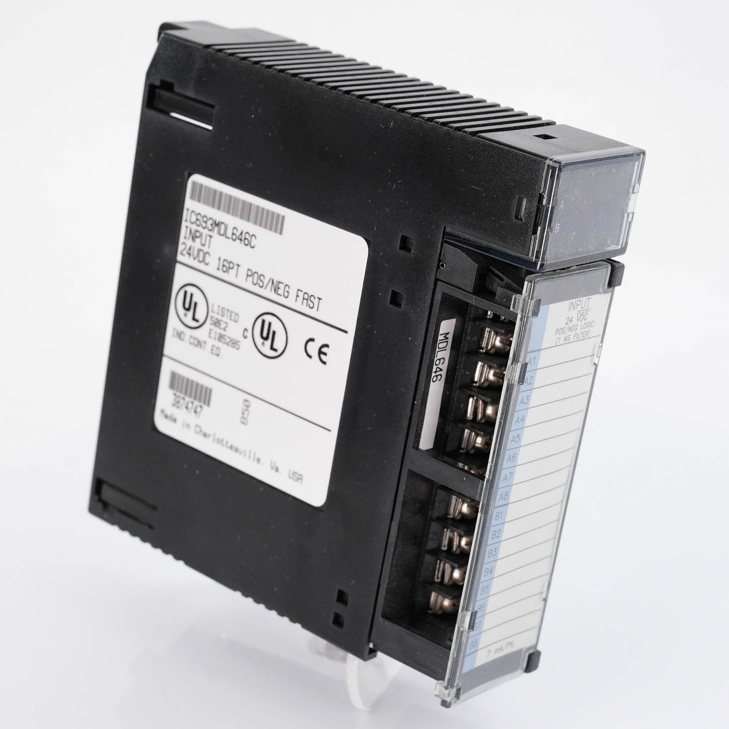 GE FANUC IC693MDL646C Series 90-30 24 VDC 16PT POS/NEG Logic Input Module Fast