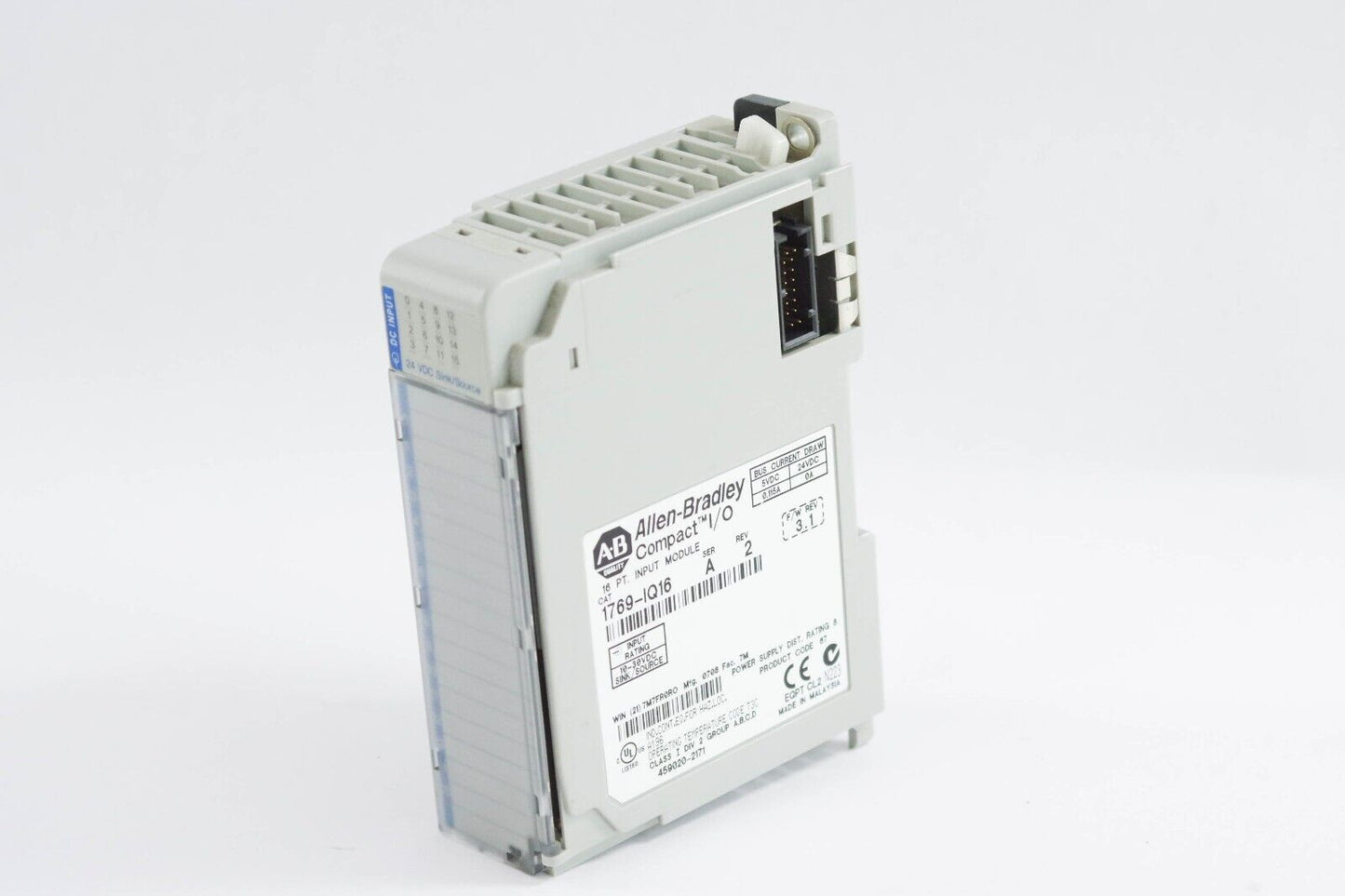 ALLEN BRADLEY 1769-IQ16 / 1769IQ16 Ser A Compact I/O 16 Pt. Input Module