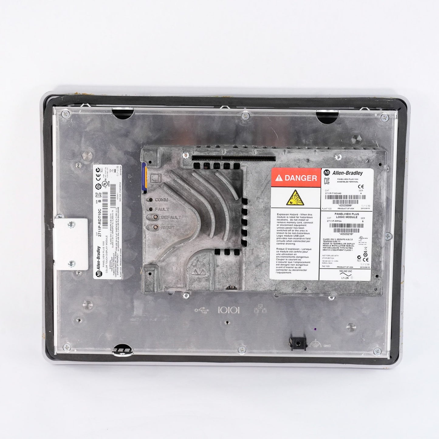 Allen Bradley 2711P-T10C4A8 /A PanelView Plus 1000 10.4" + RP8A/B 120V RDT10C