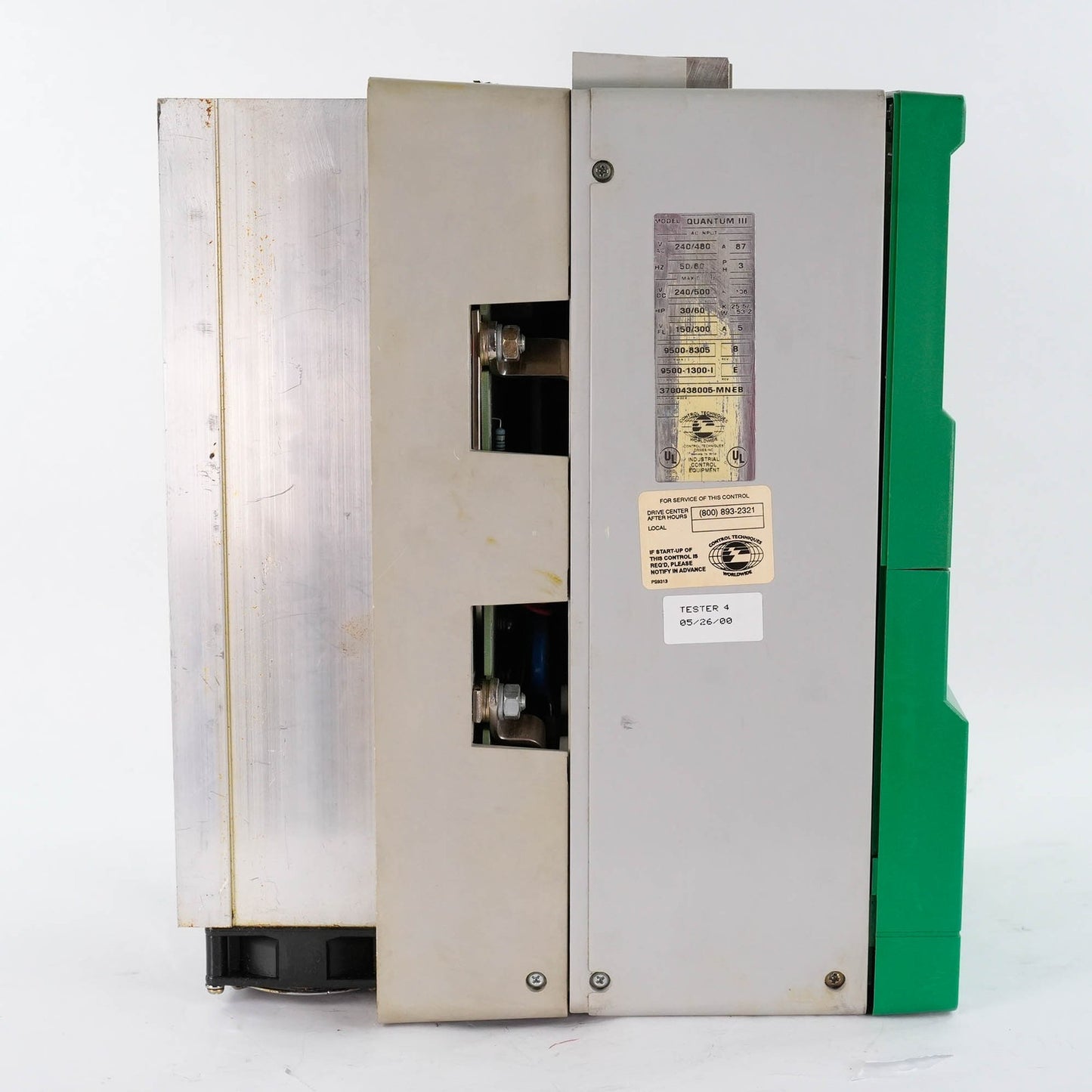 Emerson Control Techniques M155-14ICDQ Mentor II Unidrive M100 AC Drive 75HP