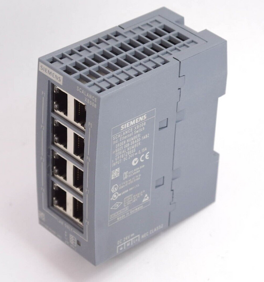 Siemens 6GK5 008-0BA00-1AB2 / 6GK50080BA001AB2 Scalance XB008 Ethernet Switch