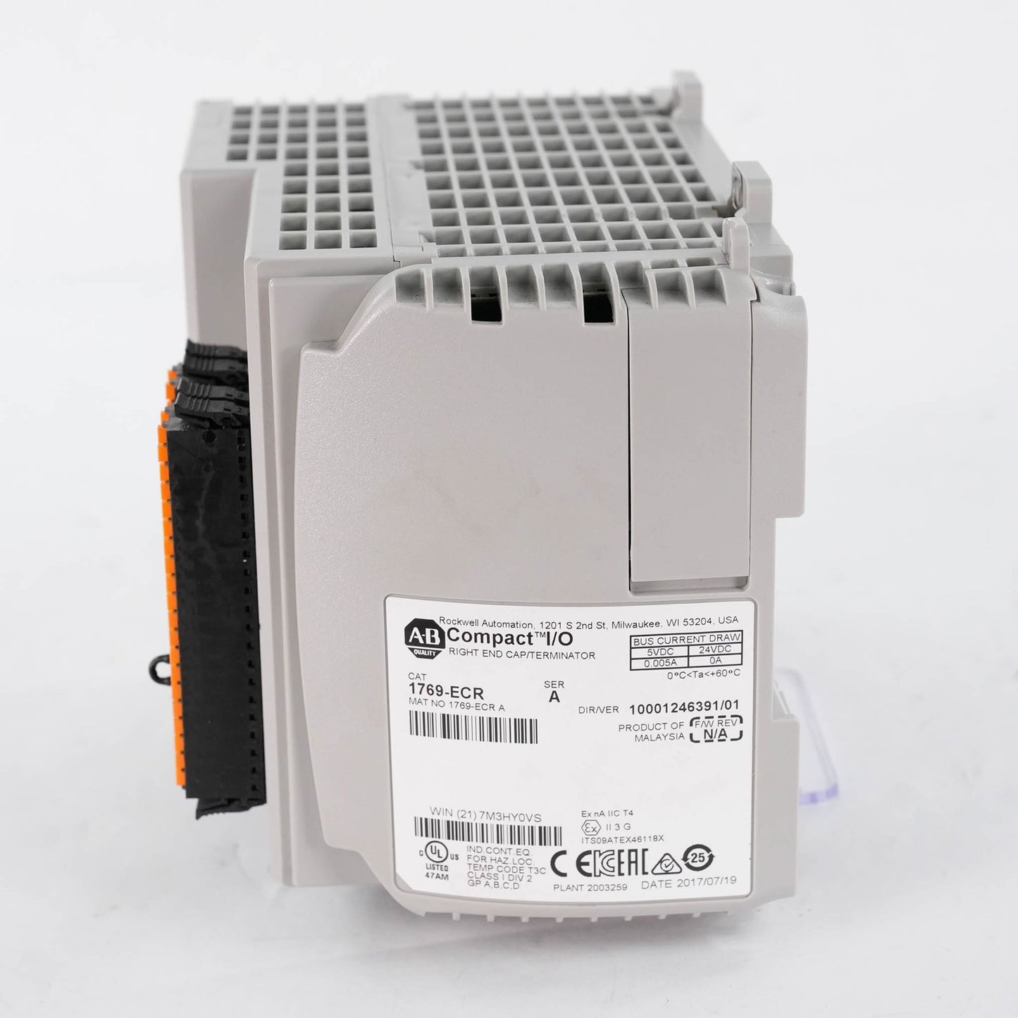 Allen Bradley 1769-L27ERM-QBFC1B Ser A CompactLogix 5370 L2 Controller