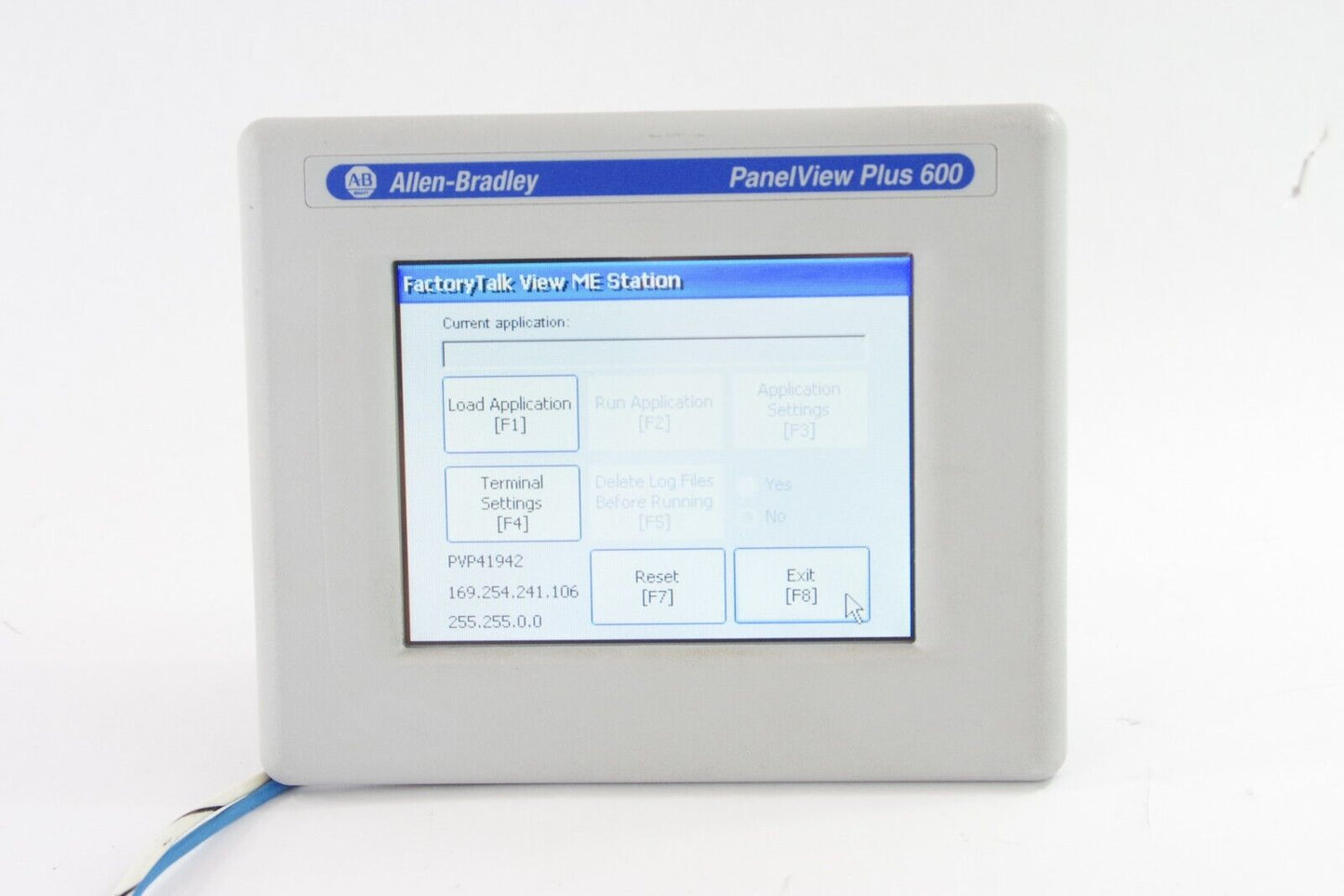 2021 Allen-Bradley 2711P-T6C20D8 Ser A  PanelView Plus 600 - Excellent Condition