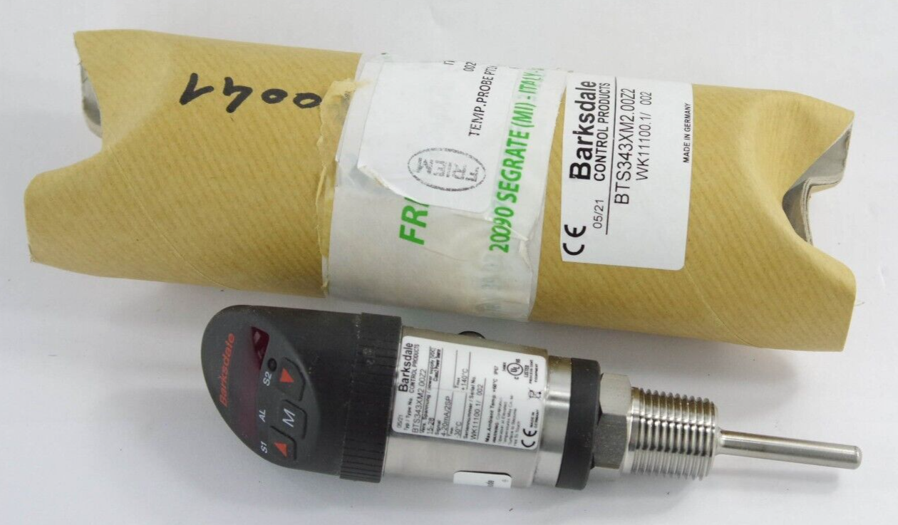 Barksdale BTS343XM2.00Z2 / BTS343XM200Z2 Sensor and Switch Class 2 Power Source