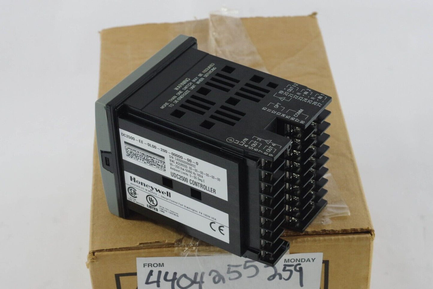 Honeywell DC2500-EE-0L00-200-00000-00-0 UDC2500 Universal Digital Controller