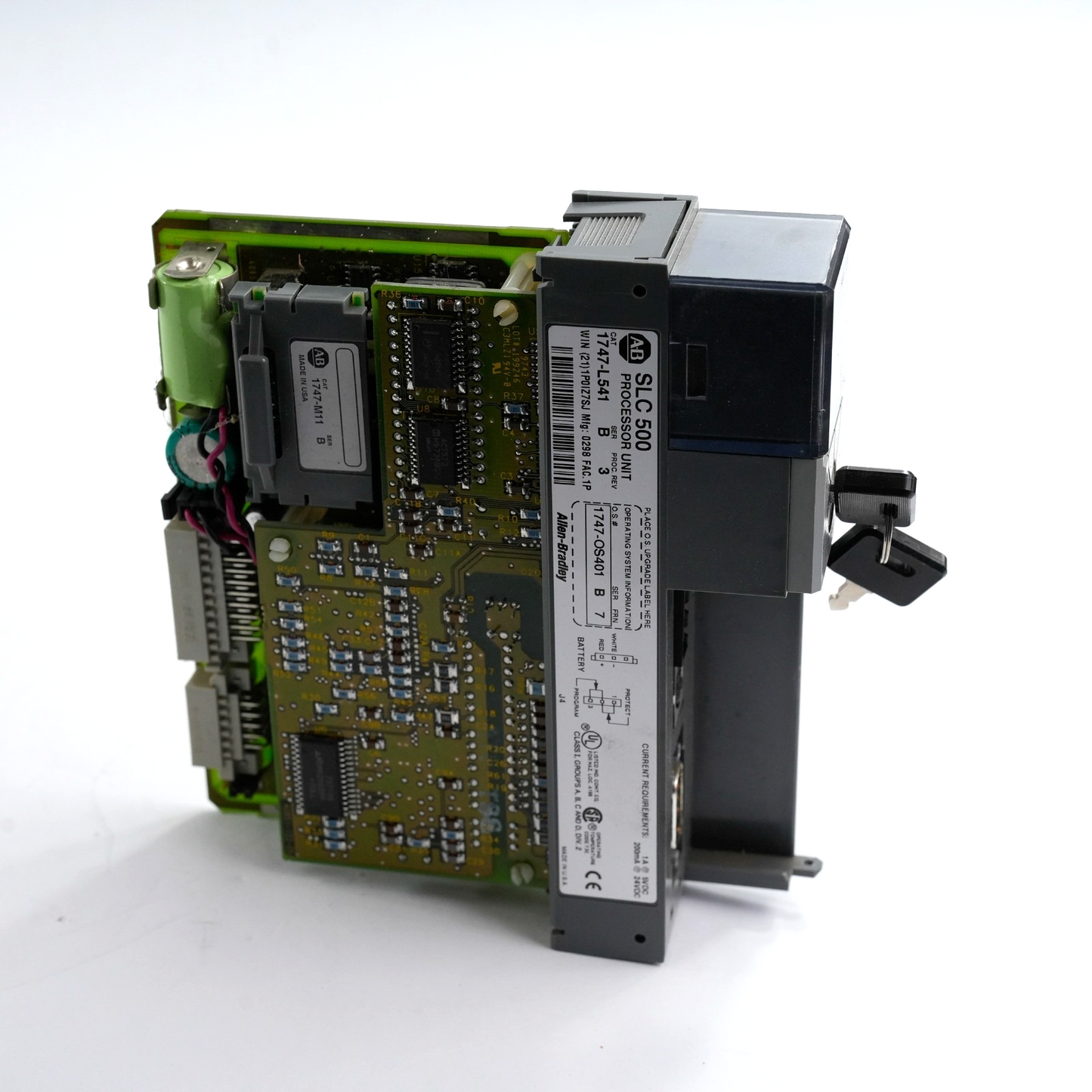 Allen Bradley 1747-L541 /B SLC 500 Processor Unit Proc. Rev 3 1747L541 (No Door)