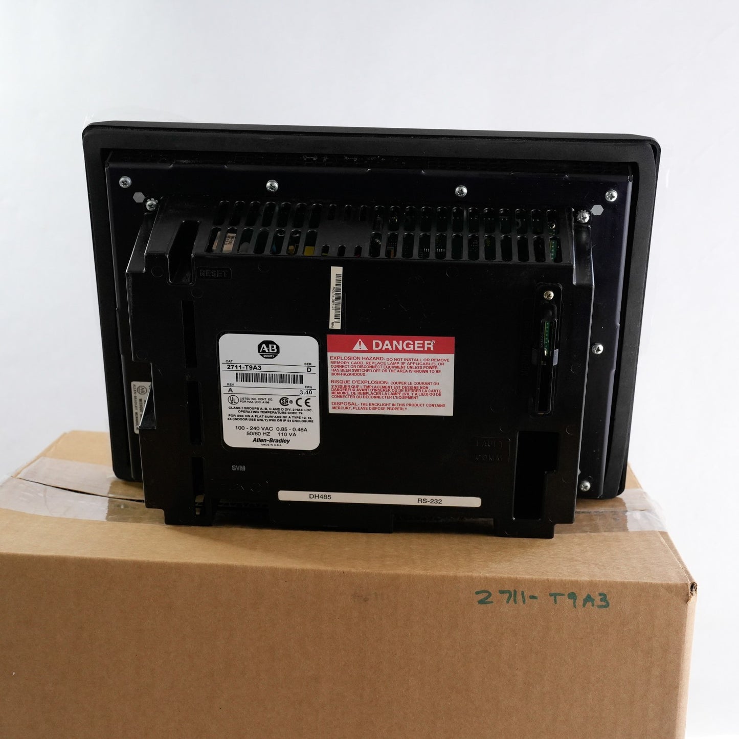 Allen Bradley 2711-T9A3 Ser D Rev A FRN 3.40 PanelView 900 - Refurbished
