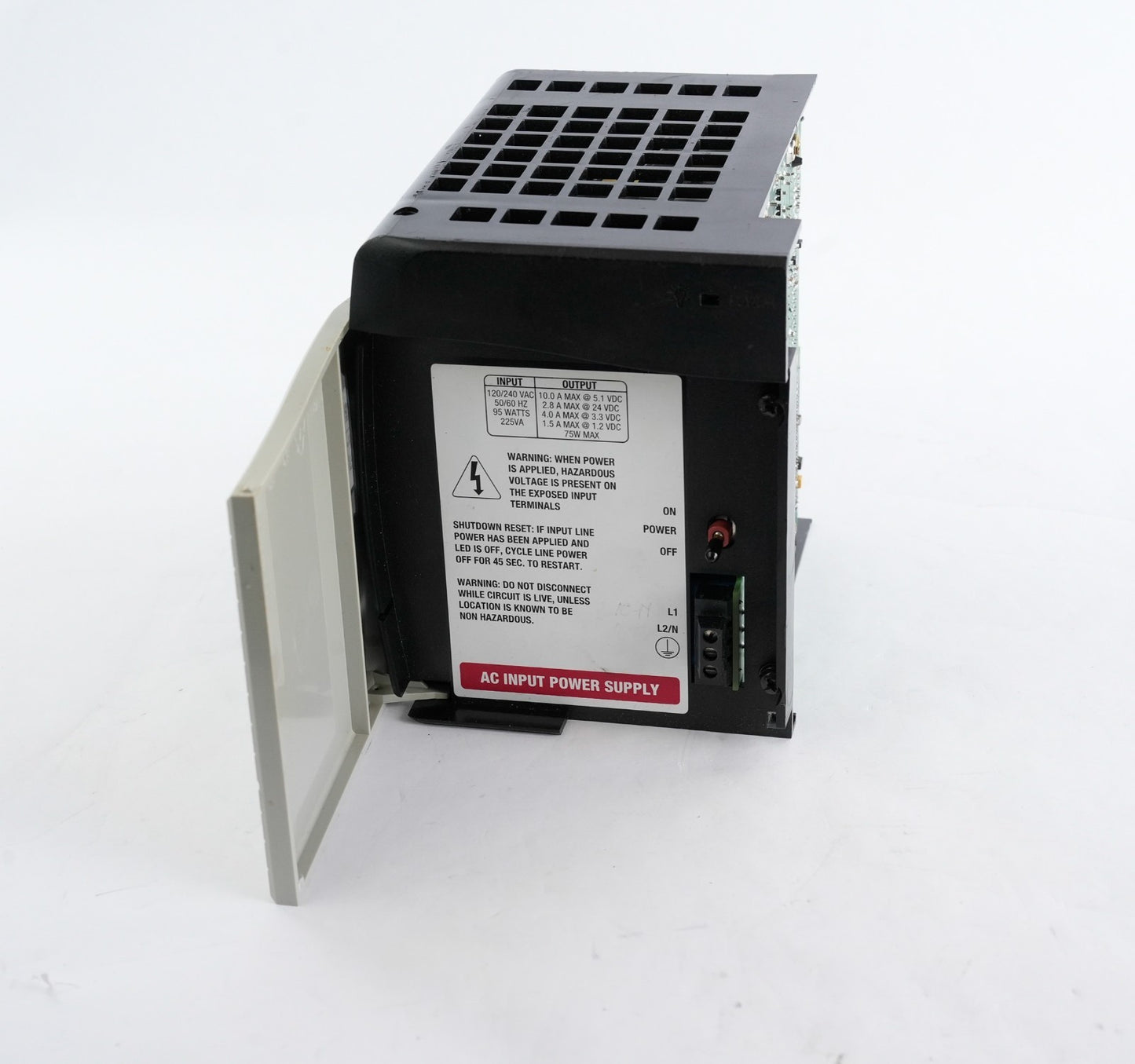 Allen Bradley 1756-PA72 /B ControlLogix AC Power Supply CAT. REV. F01