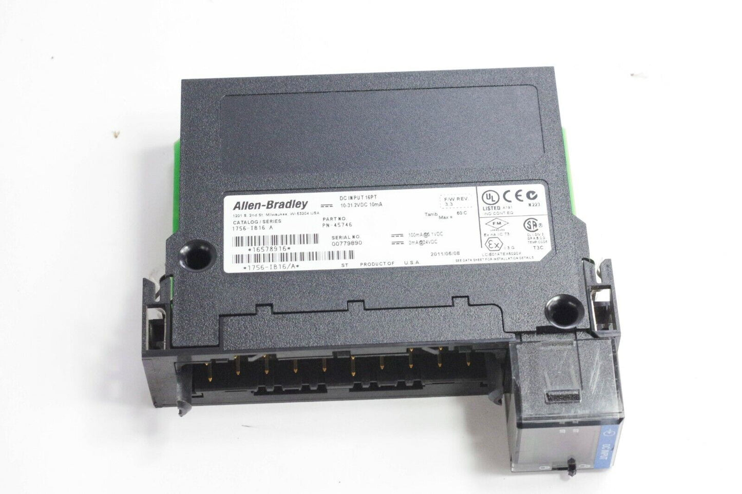 Allen Bradley 1756-IB16 /A DC ControlLogix Input Module