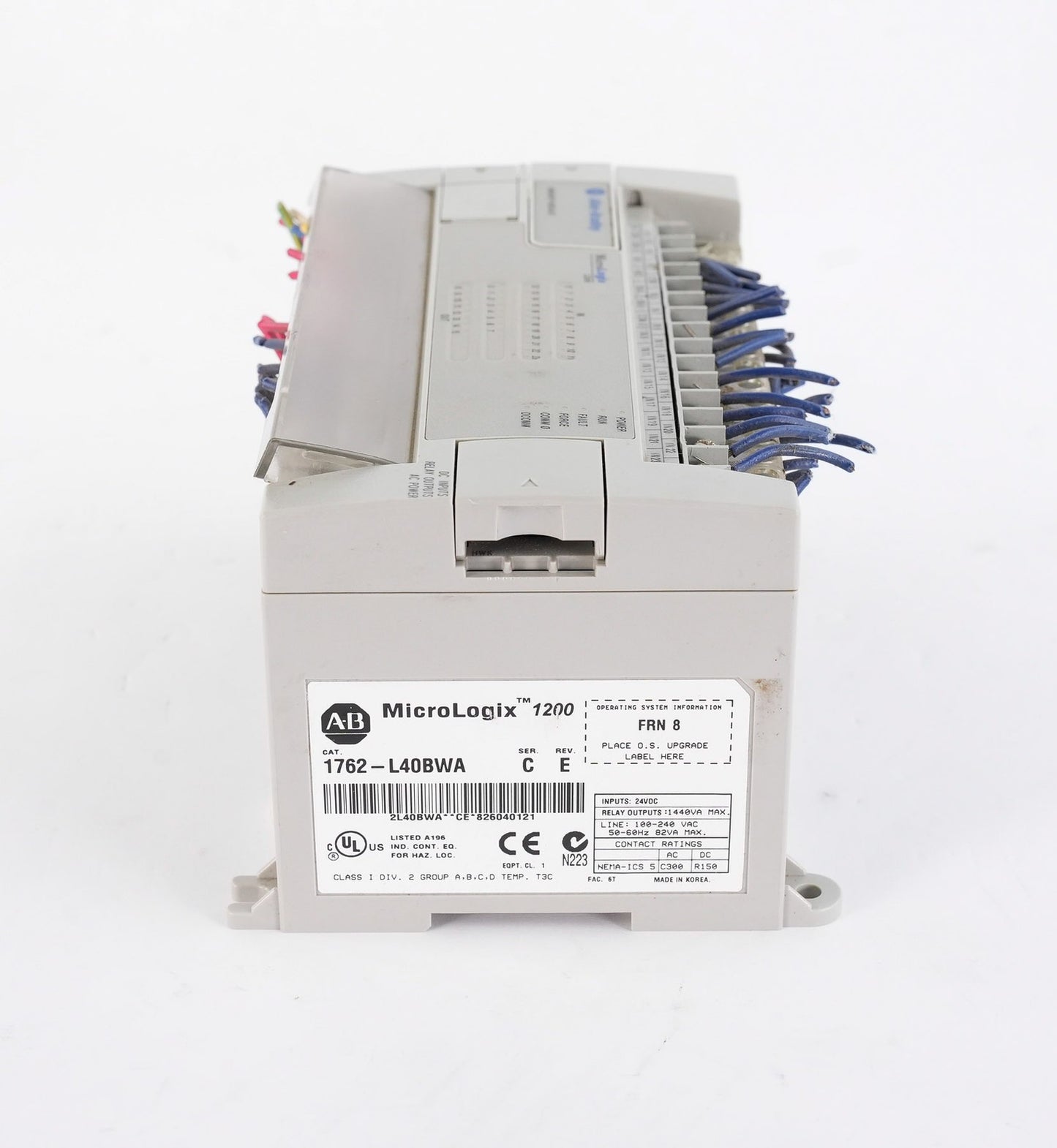 Allen Bradley 1762-L40BWA /C Rev E MicroLogix 1200 PLC Controller 1762L40BWA