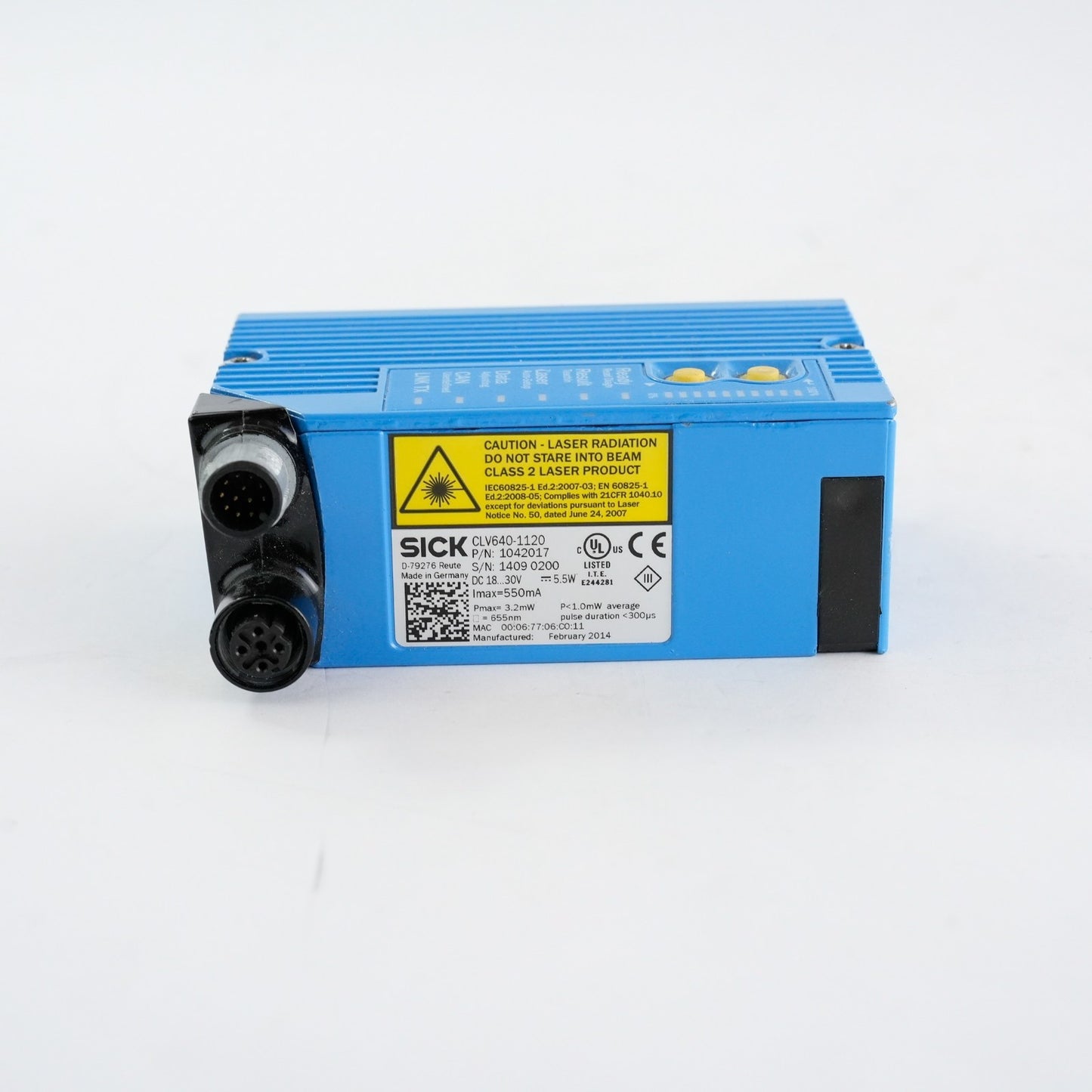 SICK CLV640-1120 1042017 Bar Code Reader CLV6401120