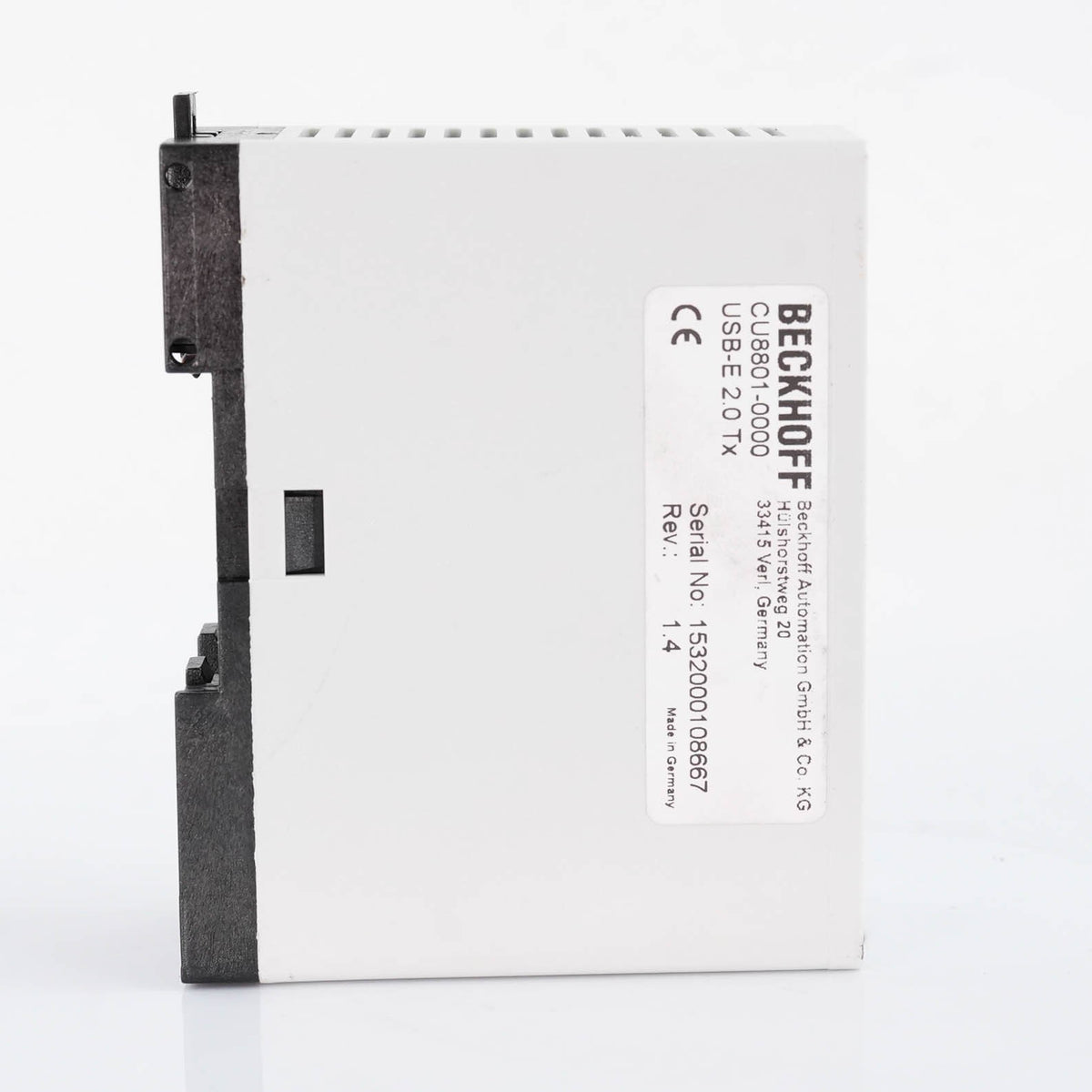 Beckhoff CU8801-0000 USB Extended 2.0 Transmitter Box 24V DC CU88010000 USB 2.0