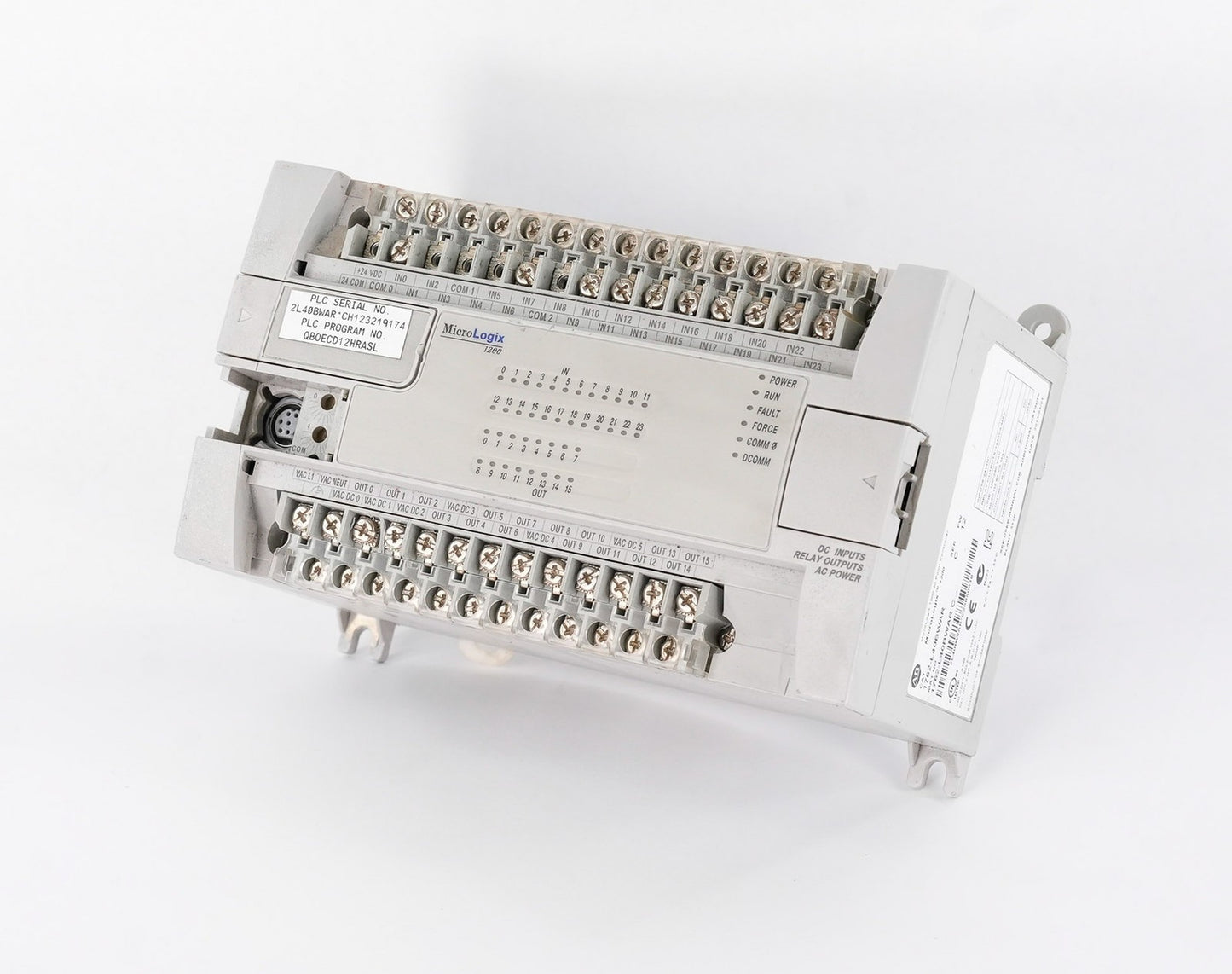 Allen Bradley 1762-L40BWAR /C FW 12 MicroLogix 1200 PLC Module 1762L40BWAR