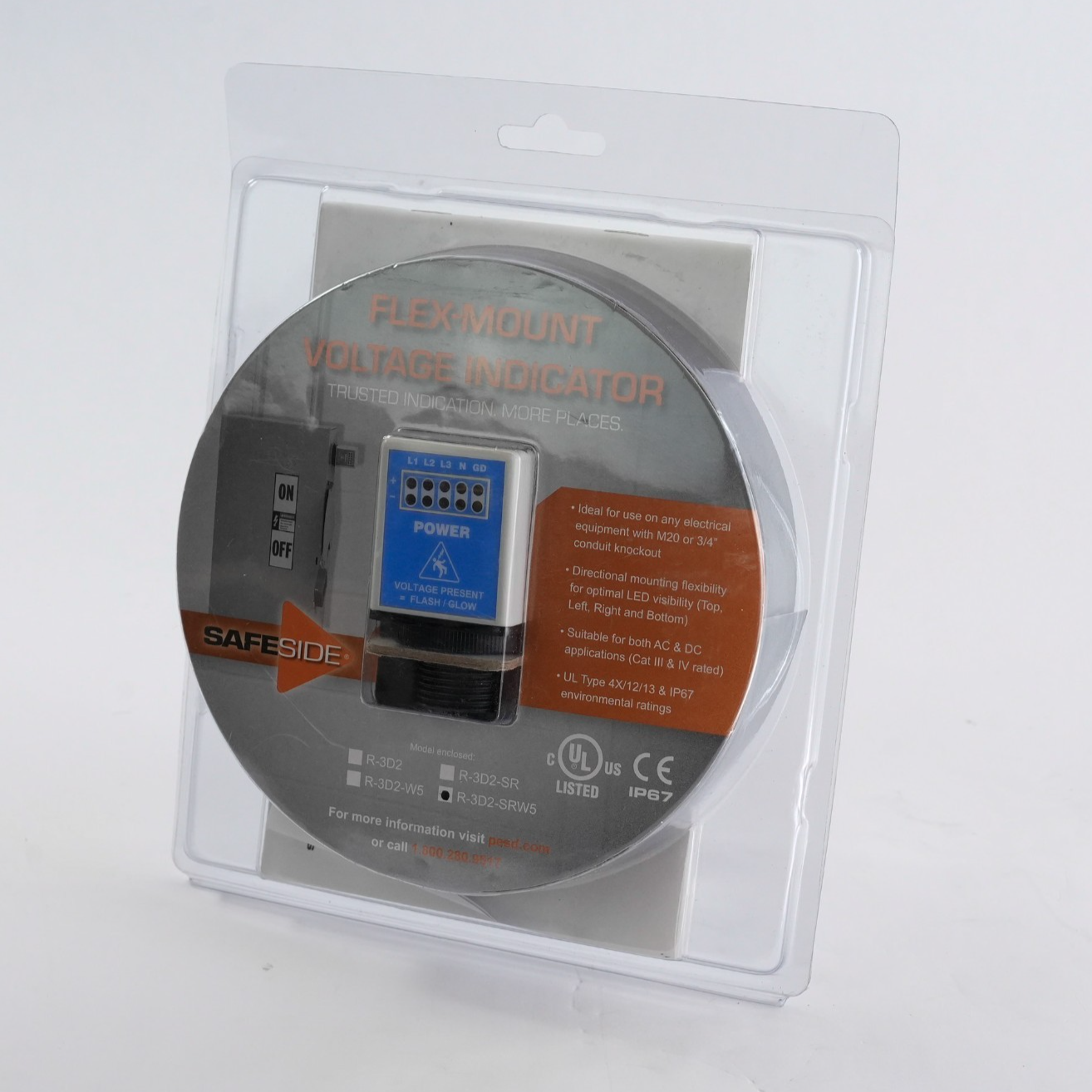 Grace Technologies Flex Mount Voltage Indicator R-3D2-SRW5 / R3D2SRW5