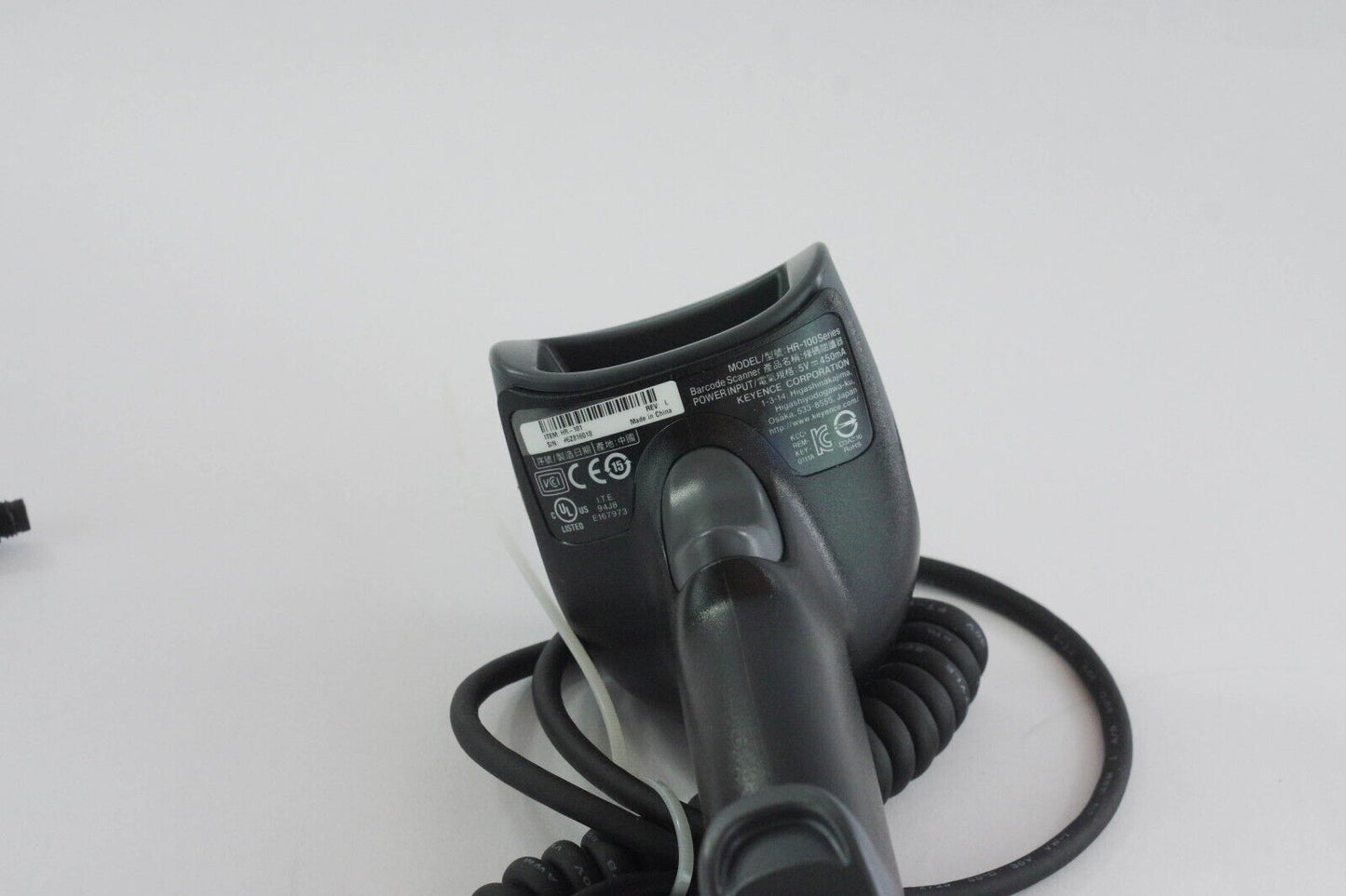 Keyence HR-101 Rev. L Handheld Barcode Scanner HR100 Series