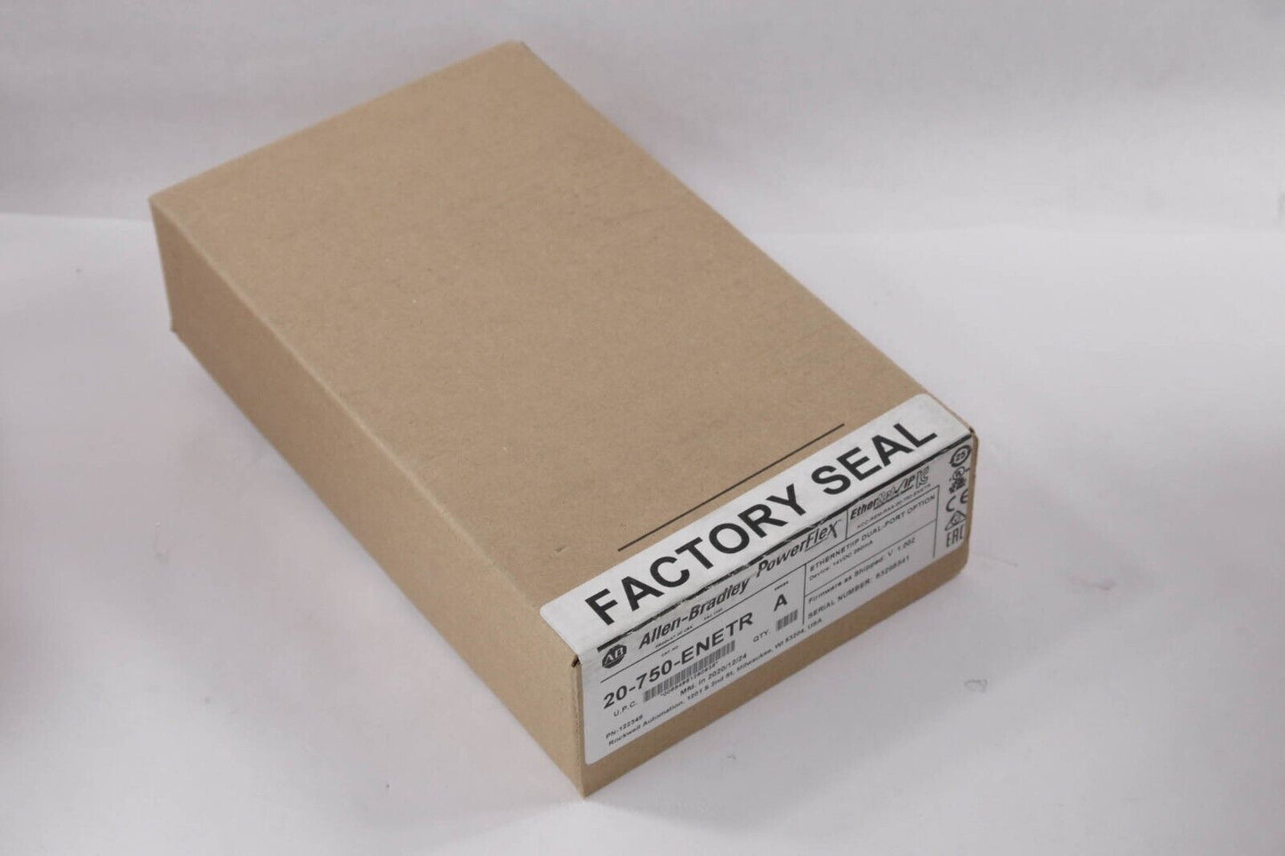 2020 Allen-Bradley 20-750-ENETR SER A 750 2-P ENet/IP Module - Sealed Surplus