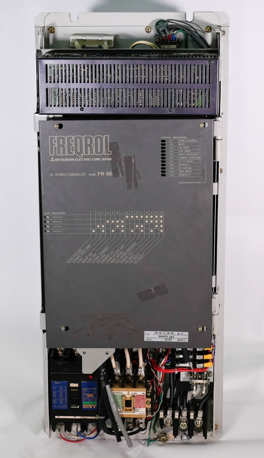 Mitsubishi FR-SE-2-18.5K-M-C Drive FRSE2185KMC Freqrol Controller FR-SE-2-18.5K