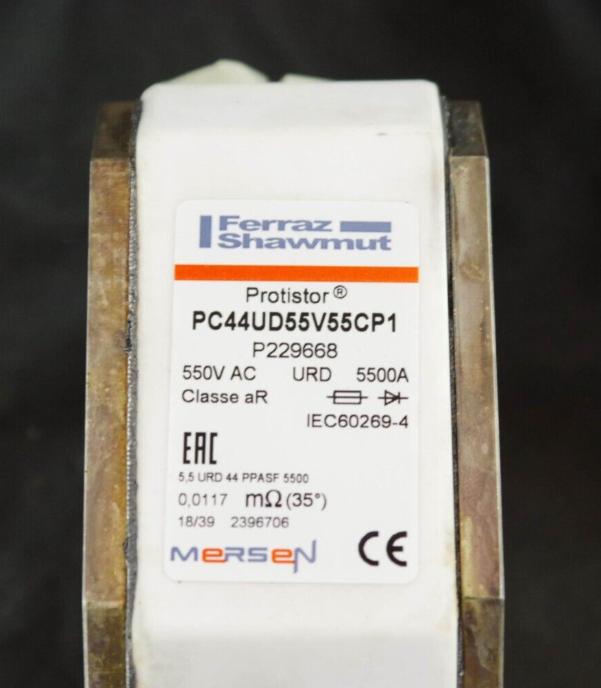 MERSEN FERRAZ SHAWMUT PC44UD55V55CP1 Fuse Link Protistor 550V 5500A P229668 44aR