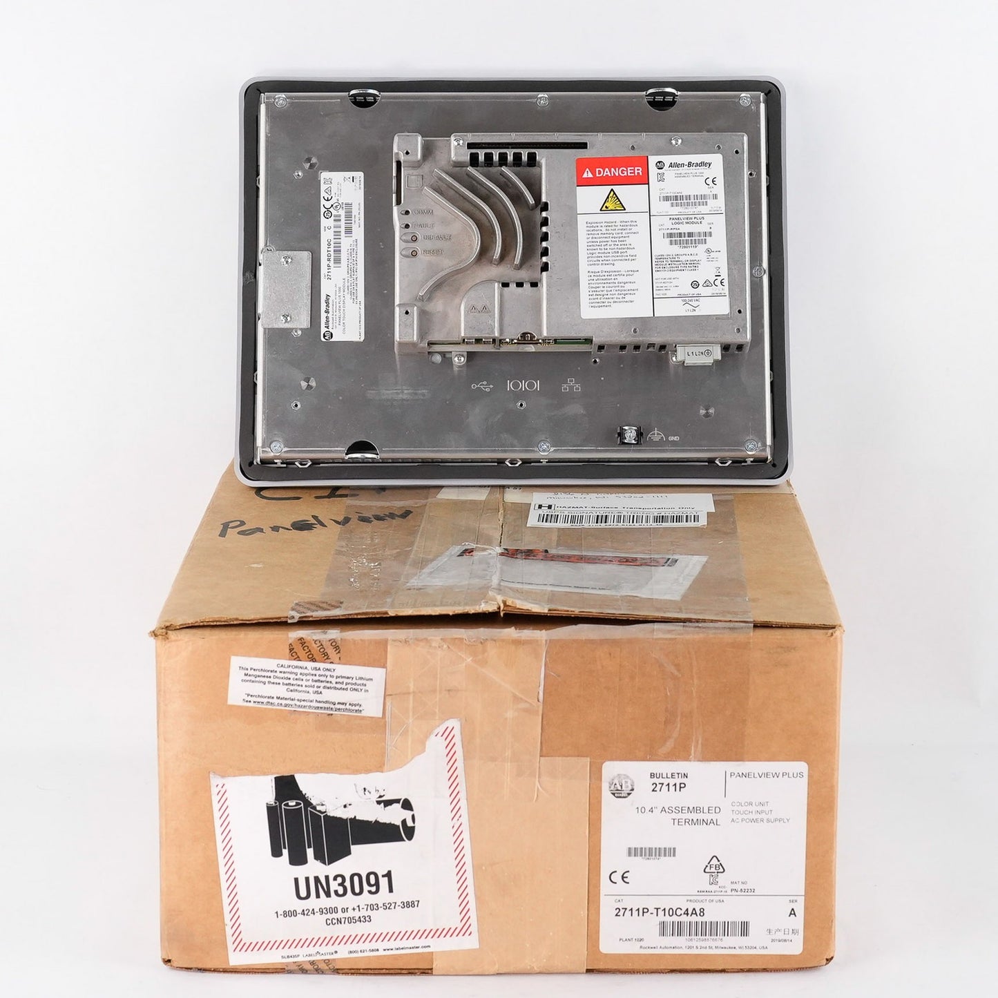 Allen Bradley 2711P-T10C4A8 A PanelView Plus 1000 Terminal 2711P-RDT10C Open Box